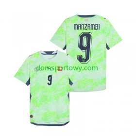 Koszulka Szwajcaria Johan Manzambi 9 Wyjazdowe Koszulki Piłkarskie World Cup 2026 Krótki Rękaw